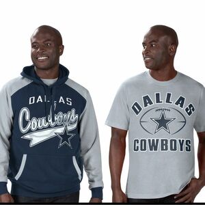 NFL Dallas Pullover Hoodie and T-Shirt Officially Licensed Two Piece Set